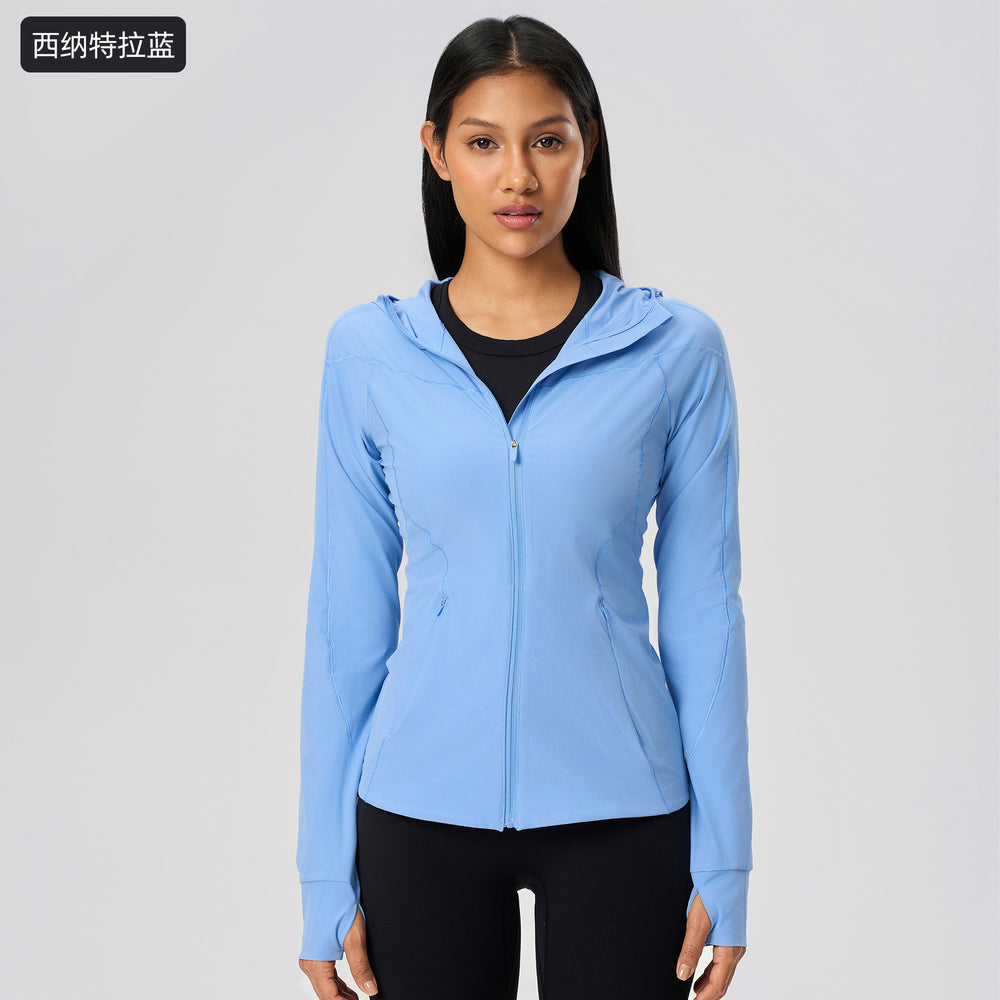 Spring and summer new arrival outdoor sunshade ice-like sun protection clothing for women upf50+ anti-ultraviolet light and quick-drying outweard25011
