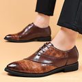 2024 plus size leather shoes for men, new casual business formal shoes, men's british korean style pointed toe shoes