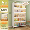 Six layers, 5 doors [length 80*width 35*height 183.5cm] white