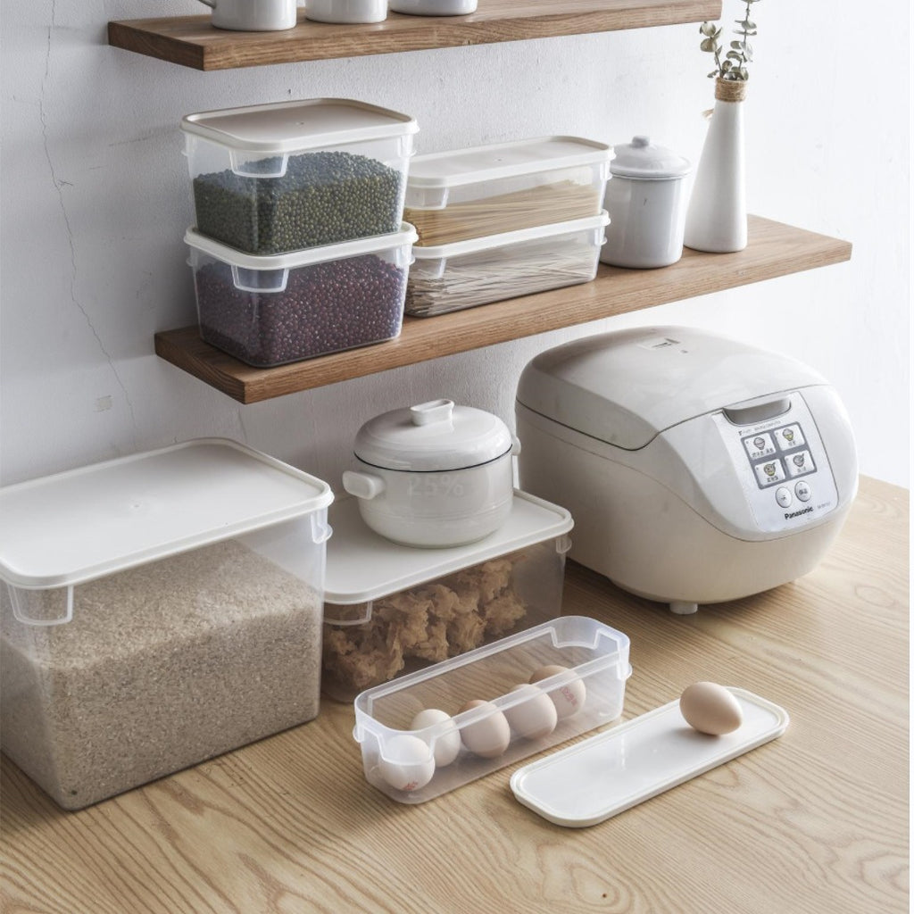 PP kitchen plastic crisper, refrigerator storage, simple European style, sub-packaging, no odor, high value of food storage