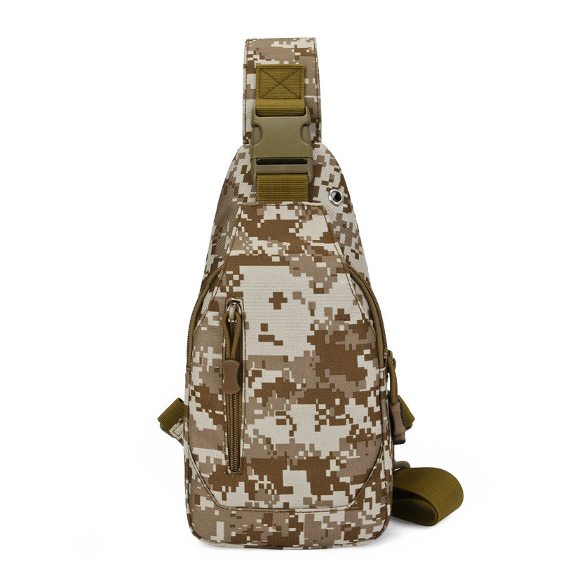 Cross-border outdoor explosive men's bags, casual breast bags, large-capacity shoulder bags, Oxford cloth trendy men's bags, backpacks, messenger bags.