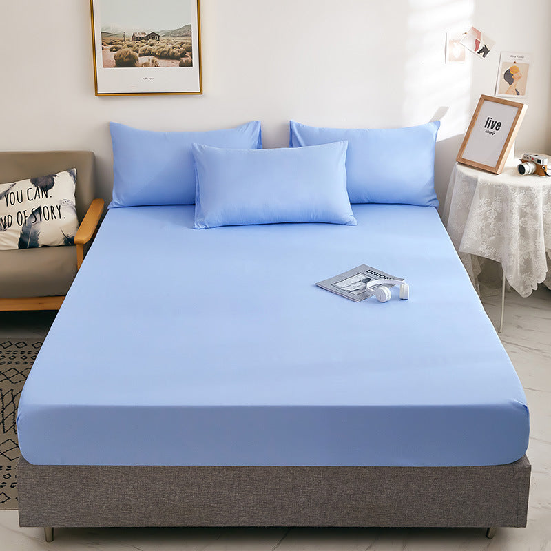 Washed cotton all-inclusive fitted sheet single piece simmons bed cover bed cover mattress protective cover dust cover non-slipbed sheets