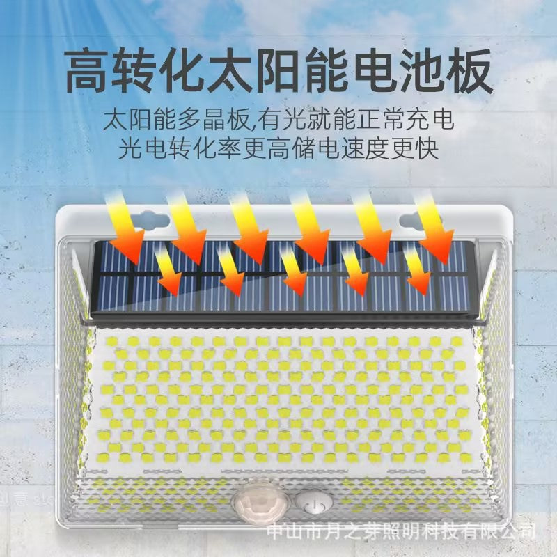 Remote control solar garden lights outdoor lighting new style street lights super bright sensor lights waterproof for home outdoor use