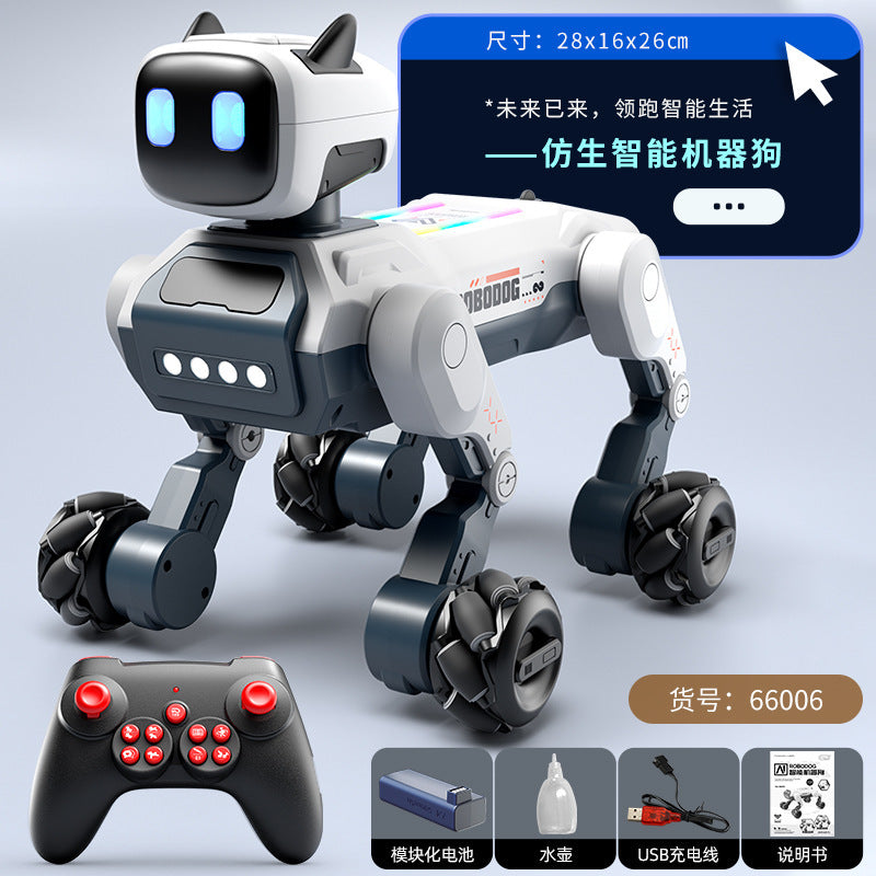 New cross-border boy's toy robot dog: ai toy, tech-enabled simulation, remote control robot dog, programmable voice-controlled robot