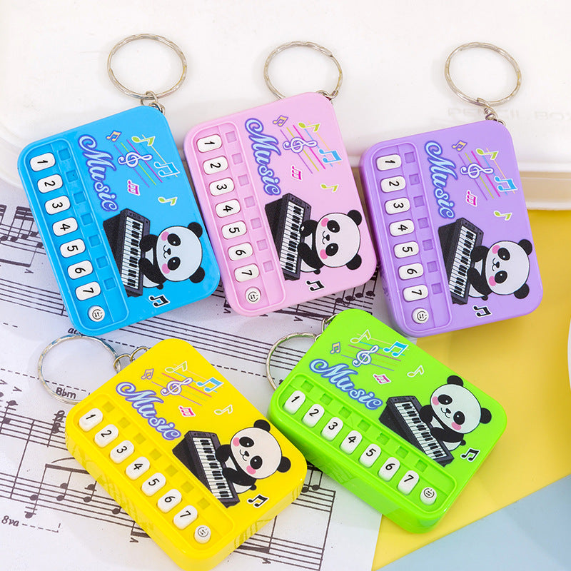 Mini pocket piano kids electronic keyboard - playable, light-up, creative, high-value keychain charm toy