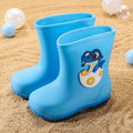 Blue "snake baby" mid-calf socks