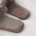 2024 new fuzzy slippers - autumn/winter butterfly slides, wholesale cotton house slippers with rhinestone embellishments, women's plush slippers for outdoor wear