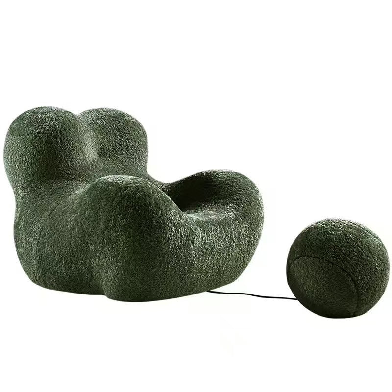 Wool roll ladieswear's embrace sofa chair lazy sofa can lie down and sleep creative style single living room balcony bedroom