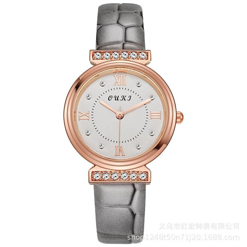 Tiktok trending women's watch: stylish, waterproof, minimalist, elegant, light luxury, unique, and new ins style