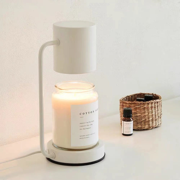 Fragrance Lily of the Valley retro fireless wax melting lamp timed aromatherapy candle lamp table lamp bedroom atmosphere candle melting heating lamp