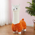 Extra large creative alpaca stool, accessible luxury animal stool, floor-standing handmade ornaments, scandinavian style shoe changing stool, festival