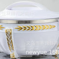 Factory direct sales cross-border hot-selling stainless steel insulation bucket white stone pattern black stone pattern light gold handle classic cross-border hot-selling