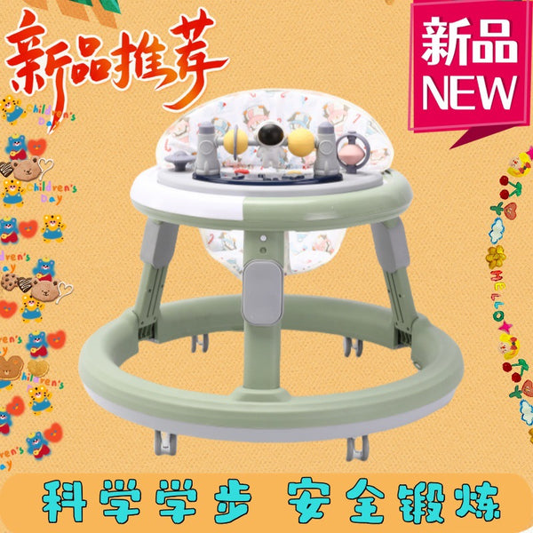 New baby walker one-year-old baby stroller 7-18 months children's toy car multi-functional folding car