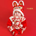 Baby clothes winter baby onesie new year outfit new year greetings outfit newborn thickened outing festive coat cotton coat
