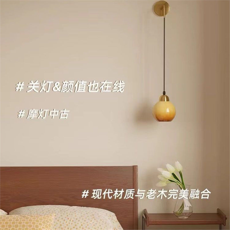 French medieval wall lamp wall lamp living room sofa tv background atmosphere bedside lamp bedroom classy corridor aisle