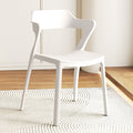 Wholesale engineering backrest stool thickenedfor home plastic chair stackable dining chair spare commercial casual armchair
