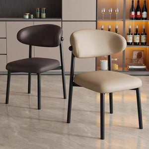 Dining chair for home dining table chair back chair accessible luxury curved rental room dining room italian iron casual dressing