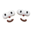 Diy accessories popular big eyes clogs flower ornaments shoe buckles cute cartoon detachable shoe buckles wholesale