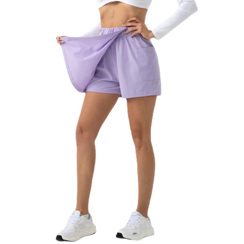 Fabric culottes, short sports quick-drying running clothes, golf badminton tennis pants, badminton sportswear