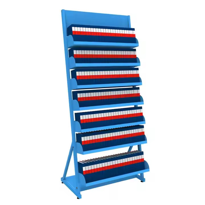 Source Factory Bookstore Bookshelf Magazine Display Shelf Retail Store Bookshelf Display Shelf Commercial Imported Creative Storage