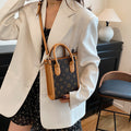 hot-selling tote bag, shoulder bag, influencer-approved vintage monogram letter crossbody bag, trendy and fashionable versatile bag for women