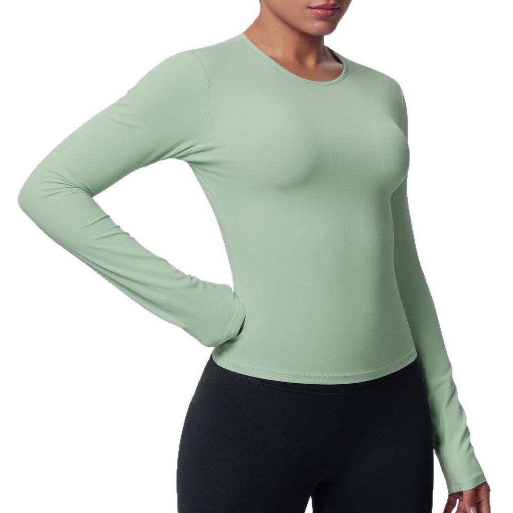 New casual sporty t-shirt - slim fit, quick-dry, breathable yoga top for women - perfect for running, training, and fitness