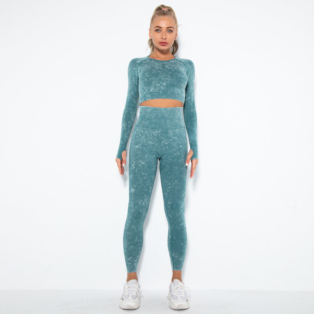 new arrival seamless washable smile yoga clothes suit outdoor sports fitness sexy butt yoga pants in stock