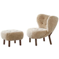 French style plush sofa leisure chair for home, audio-visual room, solid wood sofa chair for bedroom, study, living room, single sofa chair