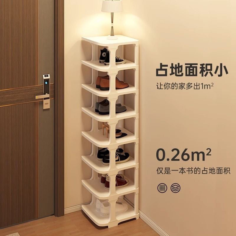 Shoe rack simple door dormitory rental house living room multi-layer for home economical shoe rack vertical storage handy gadget