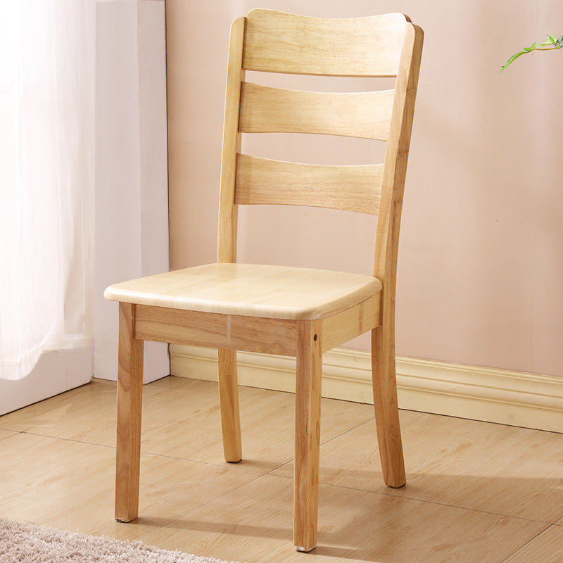 Solid wood chair backrest dining chair - comfortable for extended use - chinese style restaurant minimalist wooden dining chair
