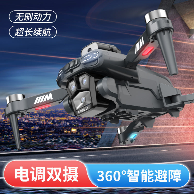 S183 cross-border drone: high-definition aerial photography, optical flow positioning, foldable, dual camera, intelligent obstacle avoidance, remote control aircraft toy