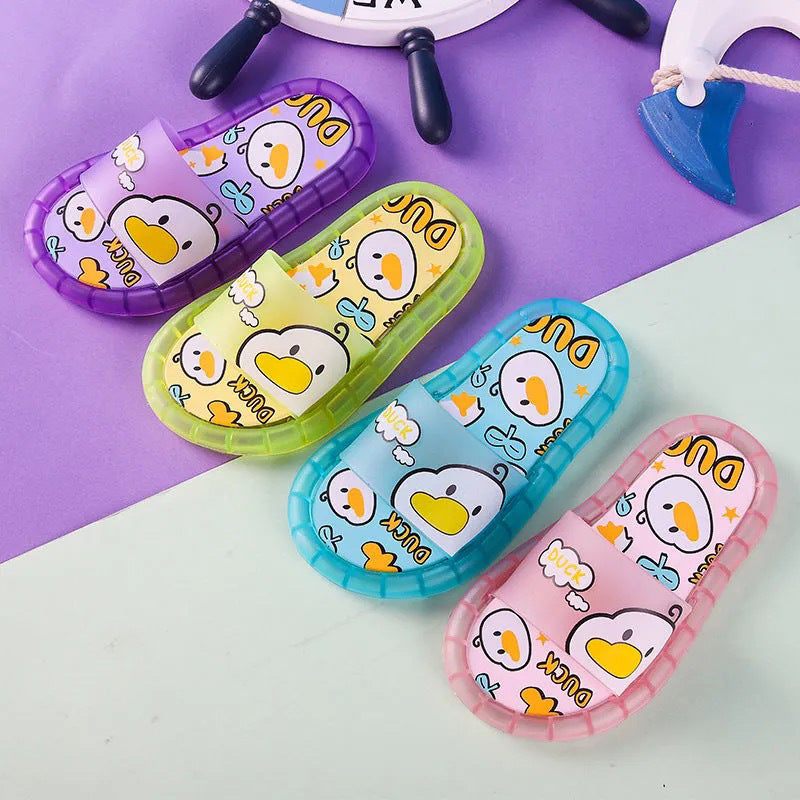 2024 cartoon kids' slippers - summer light-up, trendy, cute baby animal indoor/outdoor home slides