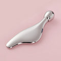 Metal eye roller ball teardrop shaped massage stick eye cream stick single ball lifting facial massage gift box facial beauty stick
