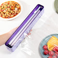 Plastic wrap cutter magnetic refrigerator handy gadget food grade for home kitchen disposable plastic wrap tear-free cutting box