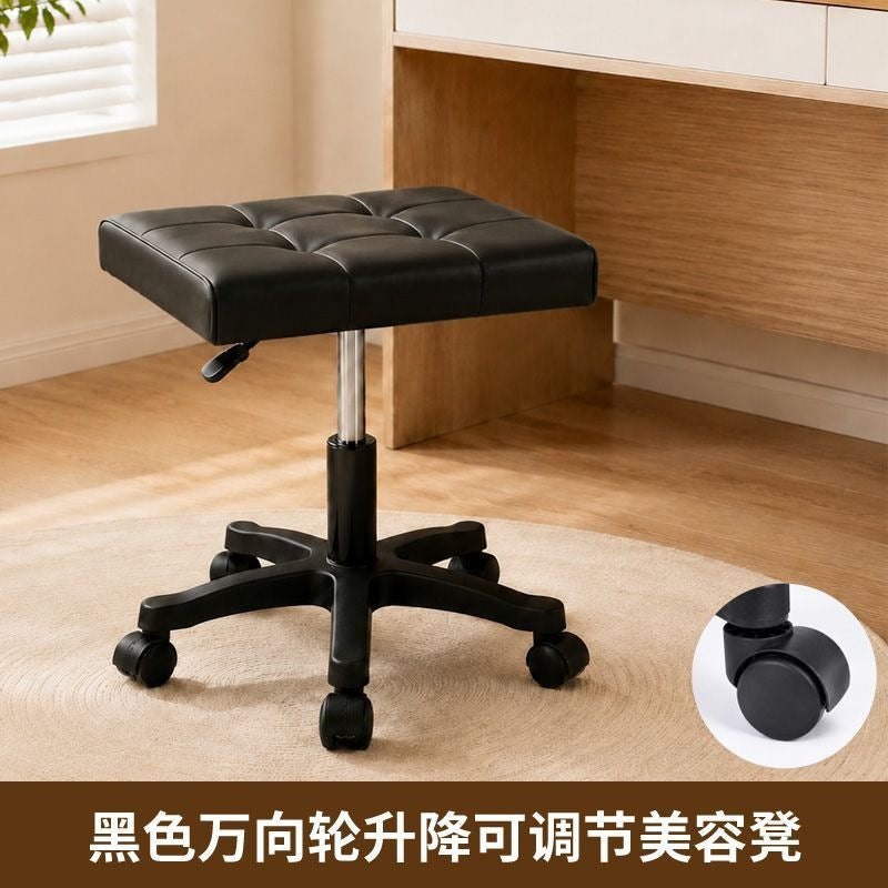 Pulley rotate adjustable beauty lunch break footrest adjustable manicure office footrest household tiptoe stool