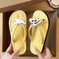 flip-flops for women, fashionable indoor non-slip bathroom, anti-odor, cute flat bottom beach flip-flops for women wholesale