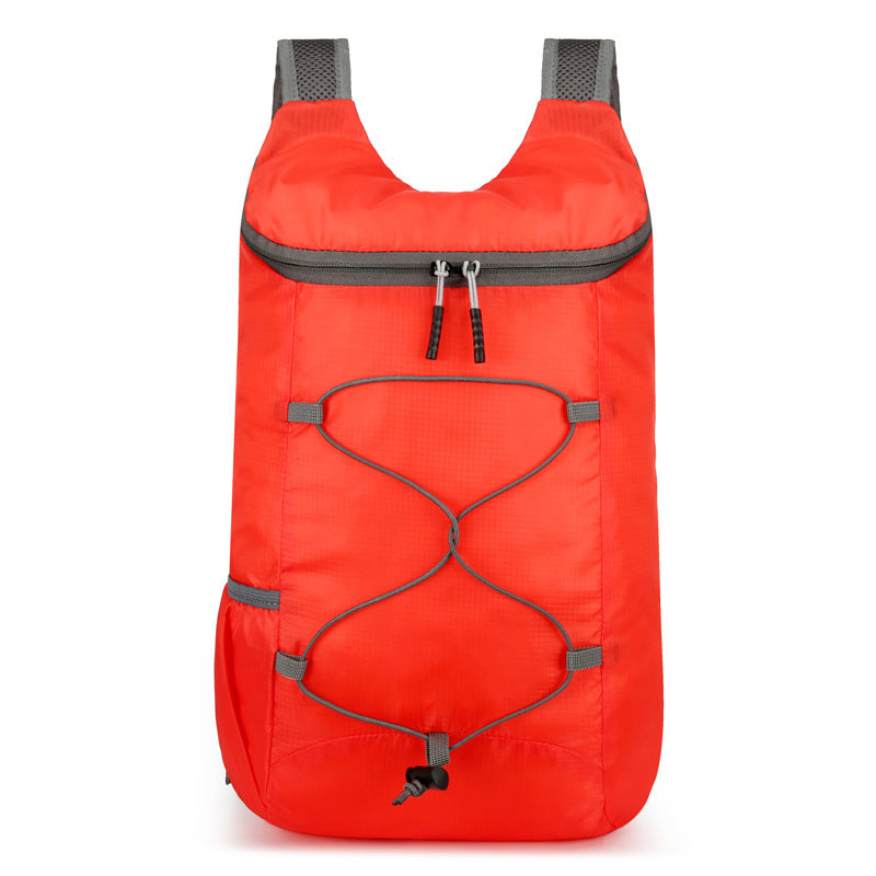 Cross-border fashion leisure travel backpack large capacity sports mountaineering outdoor skin bag portable foldable backpack