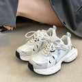 Dad shoes women's 2026 summer autumnew arrival women's mesh breathable whiteheight increaser small casual sports women's shoes