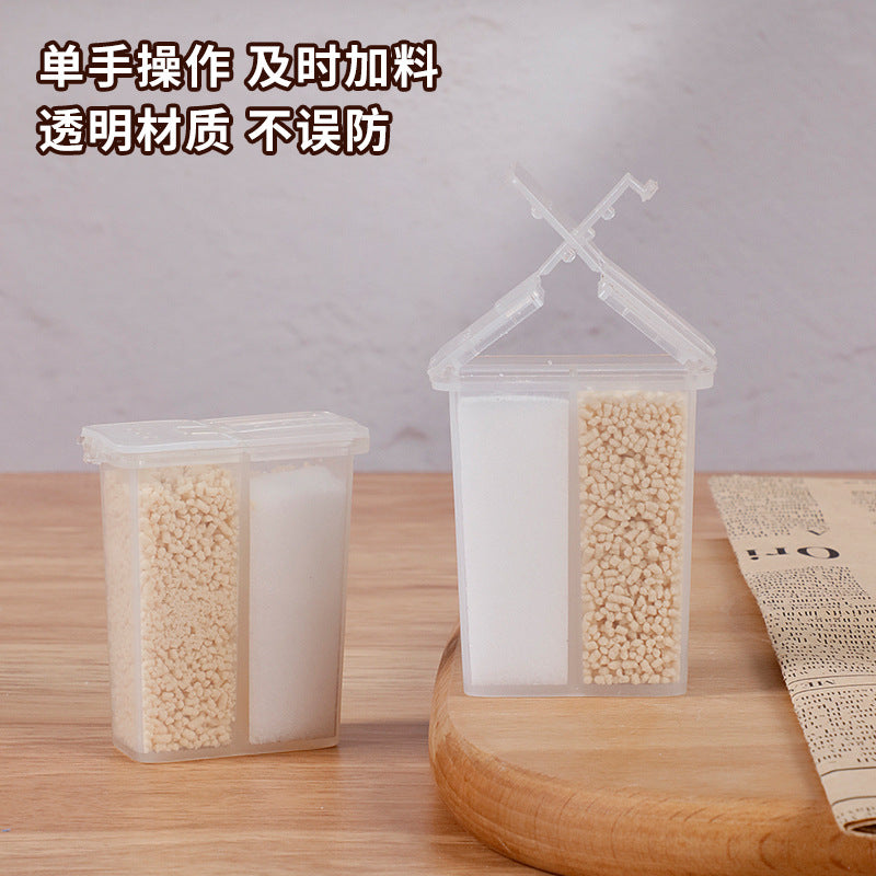 Compartmented seasoning bottle mini outdoor seasoning box portable storage seasoning box sealed moisture-proof seasoning bottle cross-border hot sale