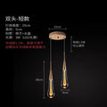 Hotel room luxury teardrop crystal pendant light - starlight shattered light acrylic - perfect for b&bs, bedrooms, and dining rooms