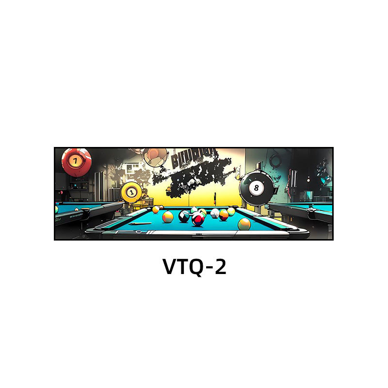 Billiard room decorative painting industrial style bar KTV box hanging painting entertainment club pool hall graffiti billiards mural