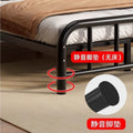 Wrought iron bed double bed 1.8m european style casual1.5 reinforced thickened single iron bed rental house iron frame bedkids