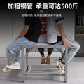 Winter home heating table foldable warming table stainless steel fire pit table dining table coffee table dormitory rental house handy gadget