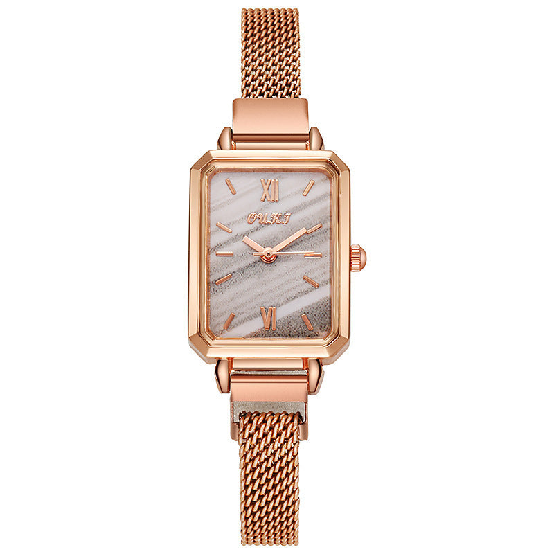 Live broadcast popular douyin sales retro elegant women's watch wholesale watch women's small square watch women's watch small green