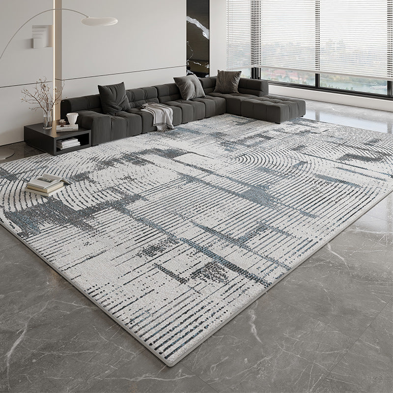 Living room carpet gray photo studio sofa coffee table floor mat thickened sound insulation accessible luxuryfor home bedroom bedside blanket export