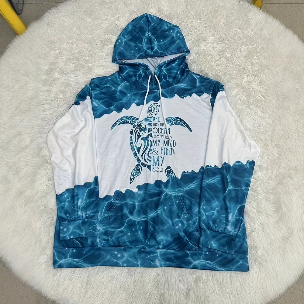 hot-selling women's hoodies, new casual loose long-sleeved hooded sweatshirts, dropshipping available