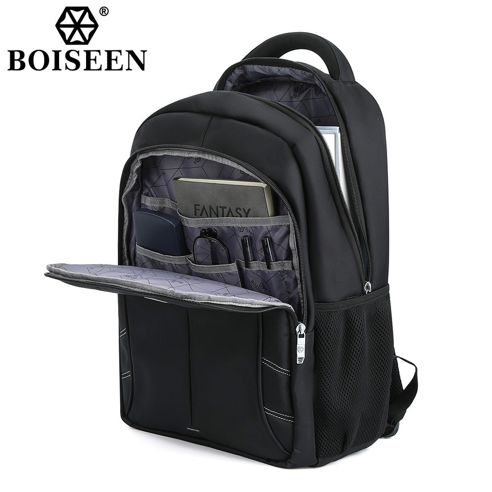Boiseen2023 new men's backpack  large-capacity business travel backpack waterproof schoolbag manufacturer