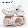Women's clogs - new summer collection: thick-soled, anti-slip beach sandals with closed toe for adults. perfect for the beach and everyday wear