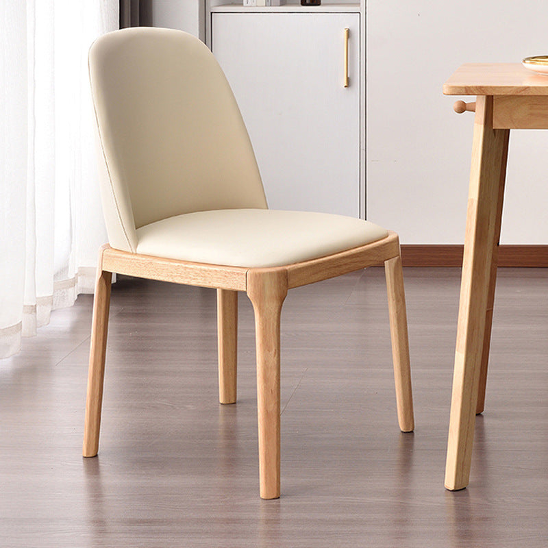 Wood style b&baccessible luxury upholstered back chair scandinavian solid wood dining chair for homemoderncasual restaurant hotel chair