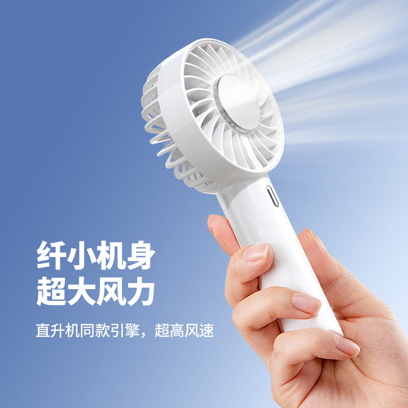 new arrival handheld cooling fan usb rechargeable for home desktop small fan portable silent outdoor fan